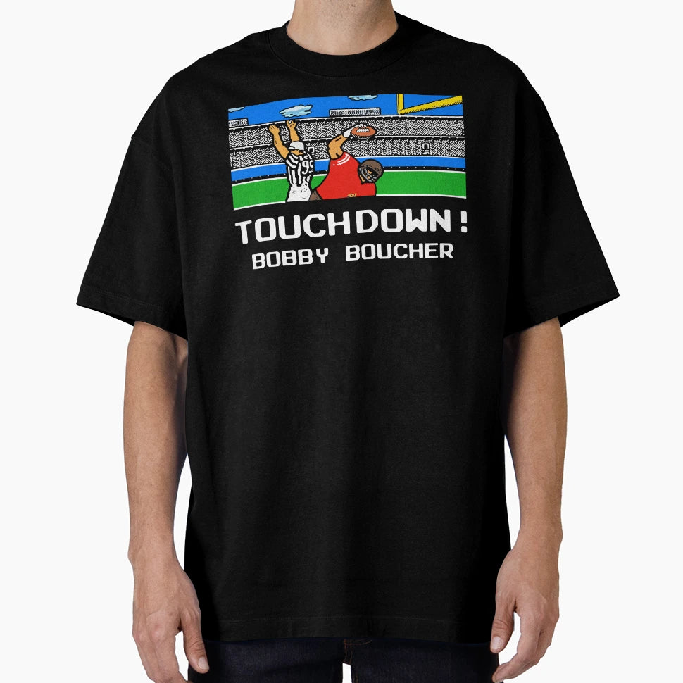Tecmo Bobby Boucher Touchdown T-Shirt - Graphic Print for Adults - T-Shirt, Sweatshirt, Hoodie