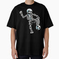Skeleton Halloween Soccer Player T-Shirt - Fun Novelty Design Men Women - T-Shirt, Sweatshirt, Hoodie