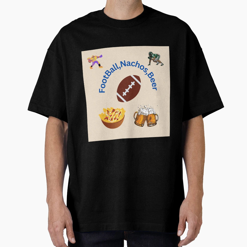 Football Nachos Beet T-Shirt - Graphic Print for Adults - T-Shirt, Sweatshirt, Hoodie