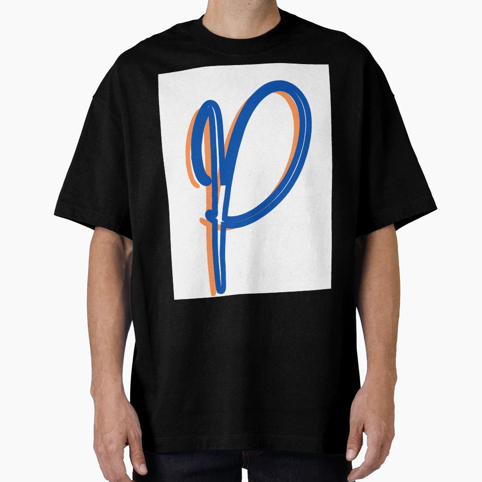 Copy Letter P Alphabet T-Shirt - Custom Art Print Men Women - T-Shirt, Sweatshirt, Hoodie