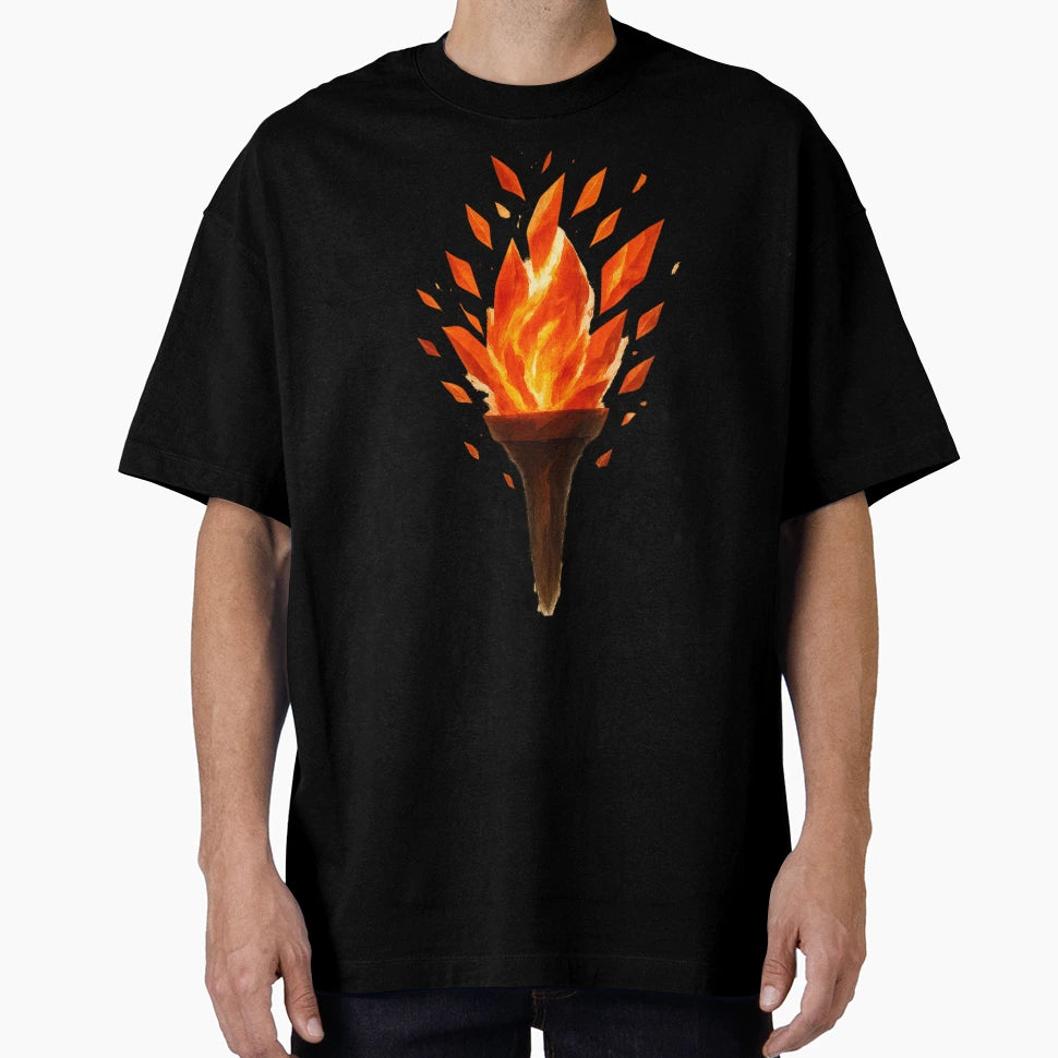 Flame Unyielding Spirit T-Shirt - Minimalist Print Unisex - T-Shirt, Sweatshirt, Hoodie