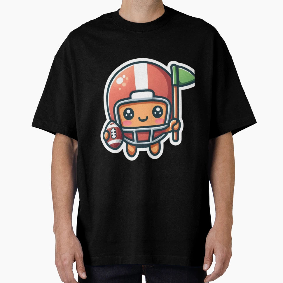 American Football Mascot T-Shirt - Aesthetic Graphic Men Women - T-Shirt, Sweatshirt, Hoodie