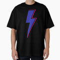 Blue Lighting Bolt T-Shirt - Minimalist Print for Adults - T-Shirt, Sweatshirt, Hoodie