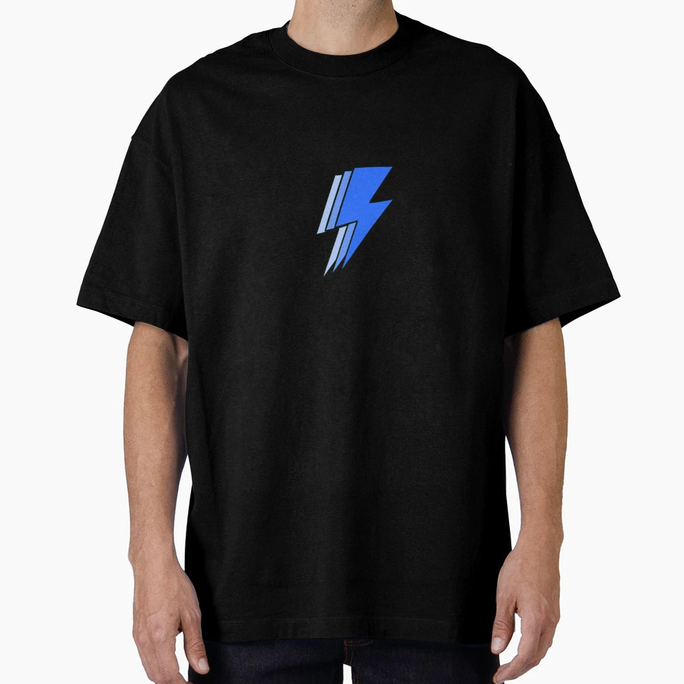 Blue Lightning T-Shirt - Graphic Print for Adults - T-Shirt, Sweatshirt, Hoodie
