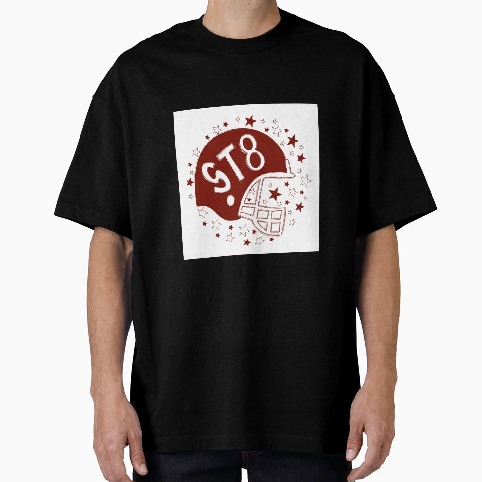 St8 Helmet T-Shirt - Minimalist Print Unisex - T-Shirt, Sweatshirt, Hoodie