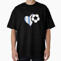 Heart Argentina Football T-Shirt - Trendy Graphic Men Women - T-Shirt, Sweatshirt, Hoodie