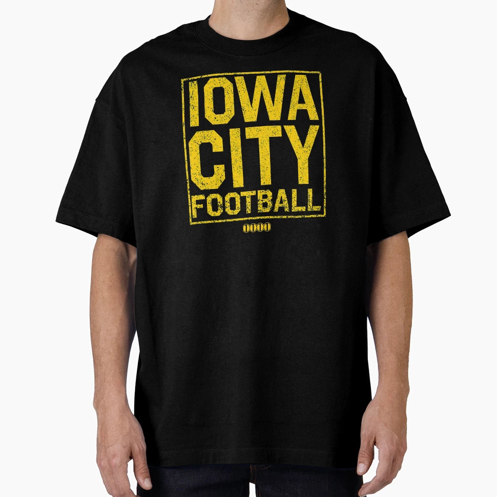 Iowa City Football College Football T-Shirt - Trendy Graphic Men Women - T-Shirt, Sweatshirt, Hoodie