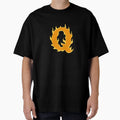 Fire Letter Q Typography Flaming T-Shirt - Casual Everyday Wear for Adults - T-Shirt, Sweatshirt, Hoodie