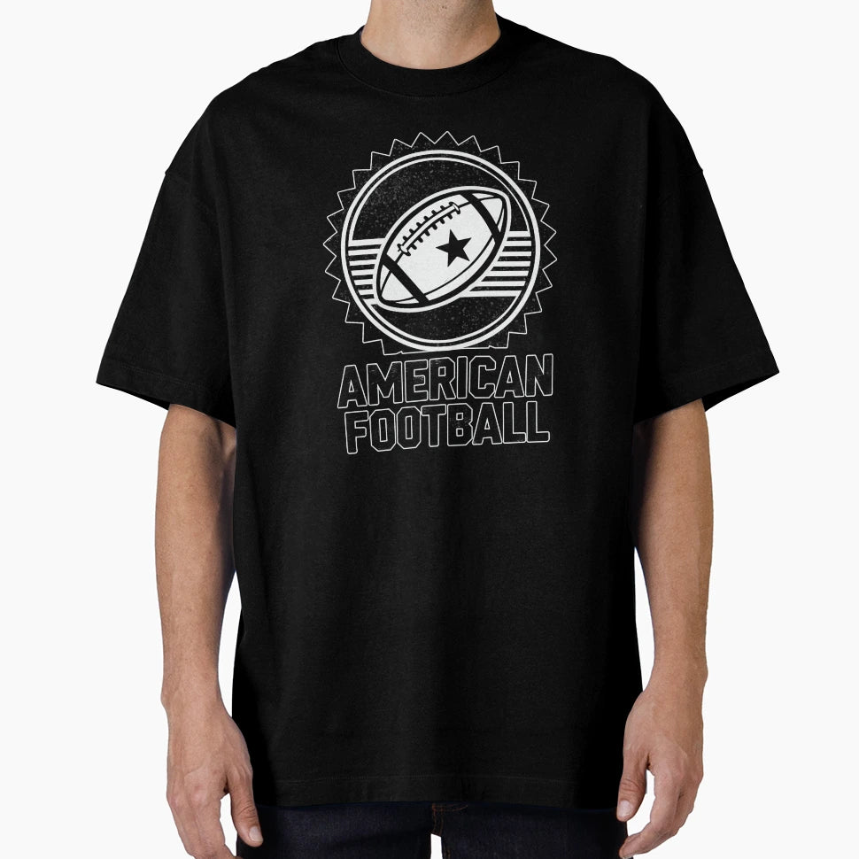 Circular Football Badge T-Shirt - Novelty Apparel Men Women - T-Shirt, Sweatshirt, Hoodie