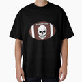 Football Jolly Roger Blue T-Shirt - Streetwear Style Unisex - T-Shirt, Sweatshirt, Hoodie