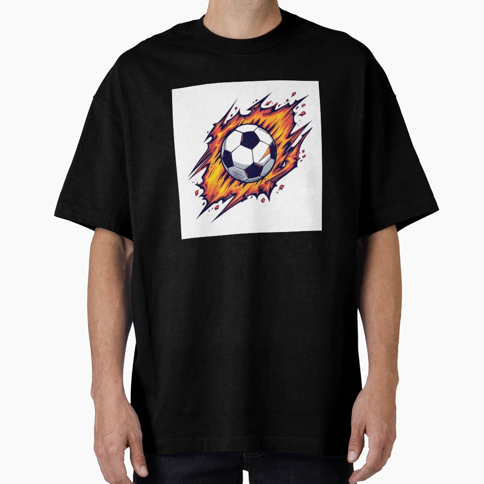 Fireball Football Passion Game T-Shirt - Aesthetic Graphic for Adults - T-Shirt, Sweatshirt, Hoodie