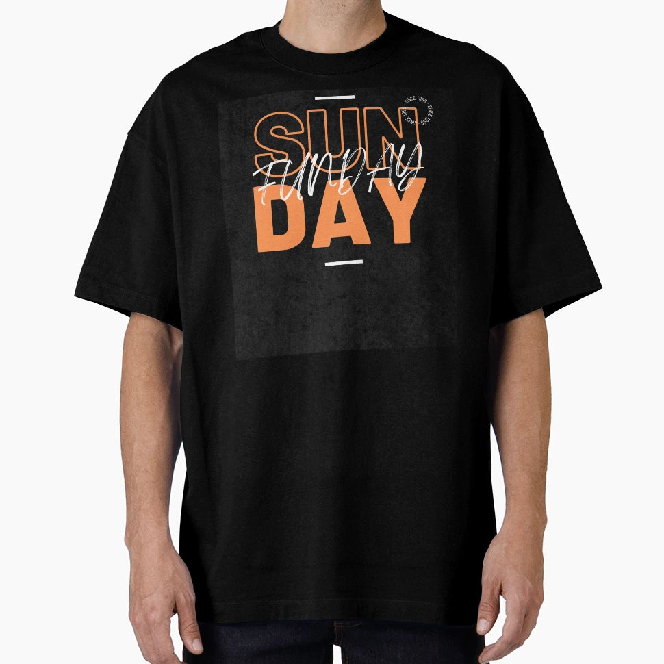 Sunday Funday T-Shirt - Trendy Graphic for Adults - T-Shirt, Sweatshirt, Hoodie