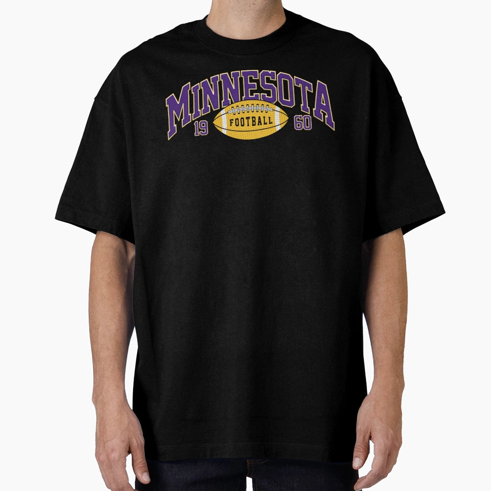 Minnesota Football Varsity T-Shirt - Minimalist Print Men Women - T-Shirt, Sweatshirt, Hoodie
