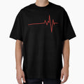 Heart Rate Line T-Shirt - Unique Graphic for Adults - T-Shirt, Sweatshirt, Hoodie