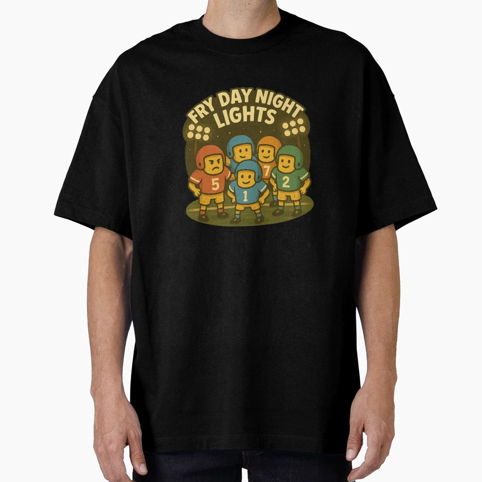 Fry Day Night Lights Funny Potato T-Shirt - Trendy Graphic Men Women - T-Shirt, Sweatshirt, Hoodie