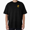 Yellow Letter P Initial T-Shirt - Minimalist Print Unisex - T-Shirt, Sweatshirt, Hoodie