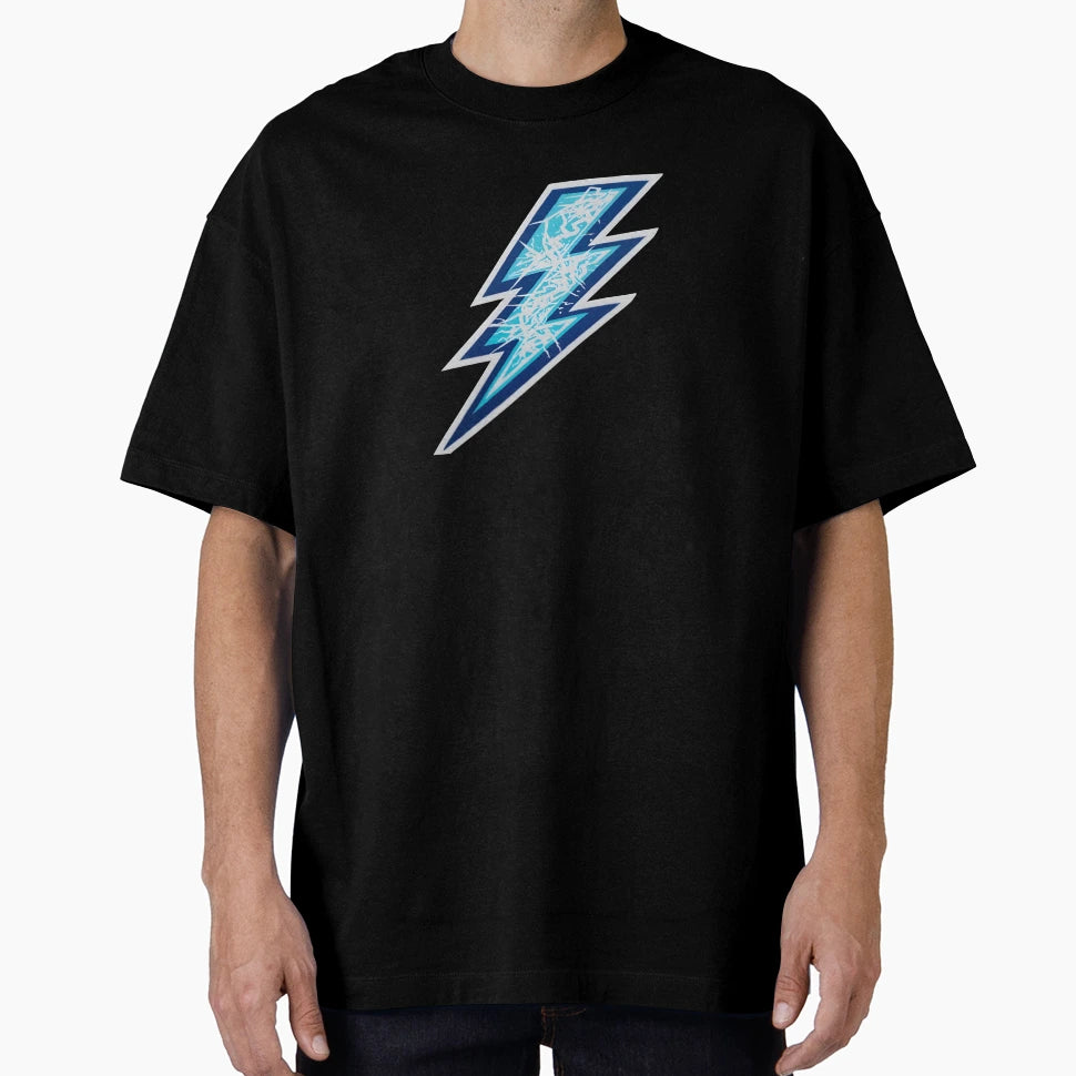 Electric Lightning Bolt Blue Energy T-Shirt - Streetwear Style for Adults - T-Shirt, Sweatshirt, Hoodie