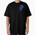 Dark Blue Lightning Strike T-Shirt - Casual Everyday Wear Unisex - T-Shirt, Sweatshirt, Hoodie