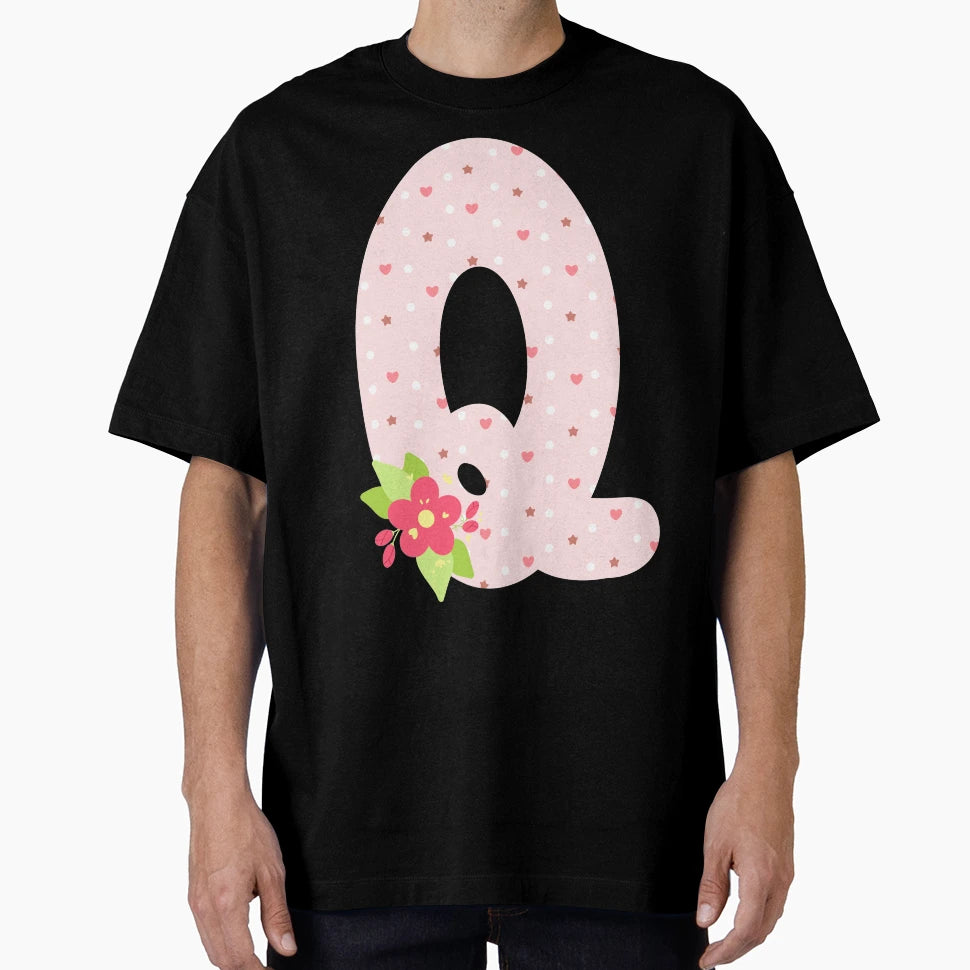 Letter Q T-Shirt - Unique Graphic Unisex - T-Shirt, Sweatshirt, Hoodie