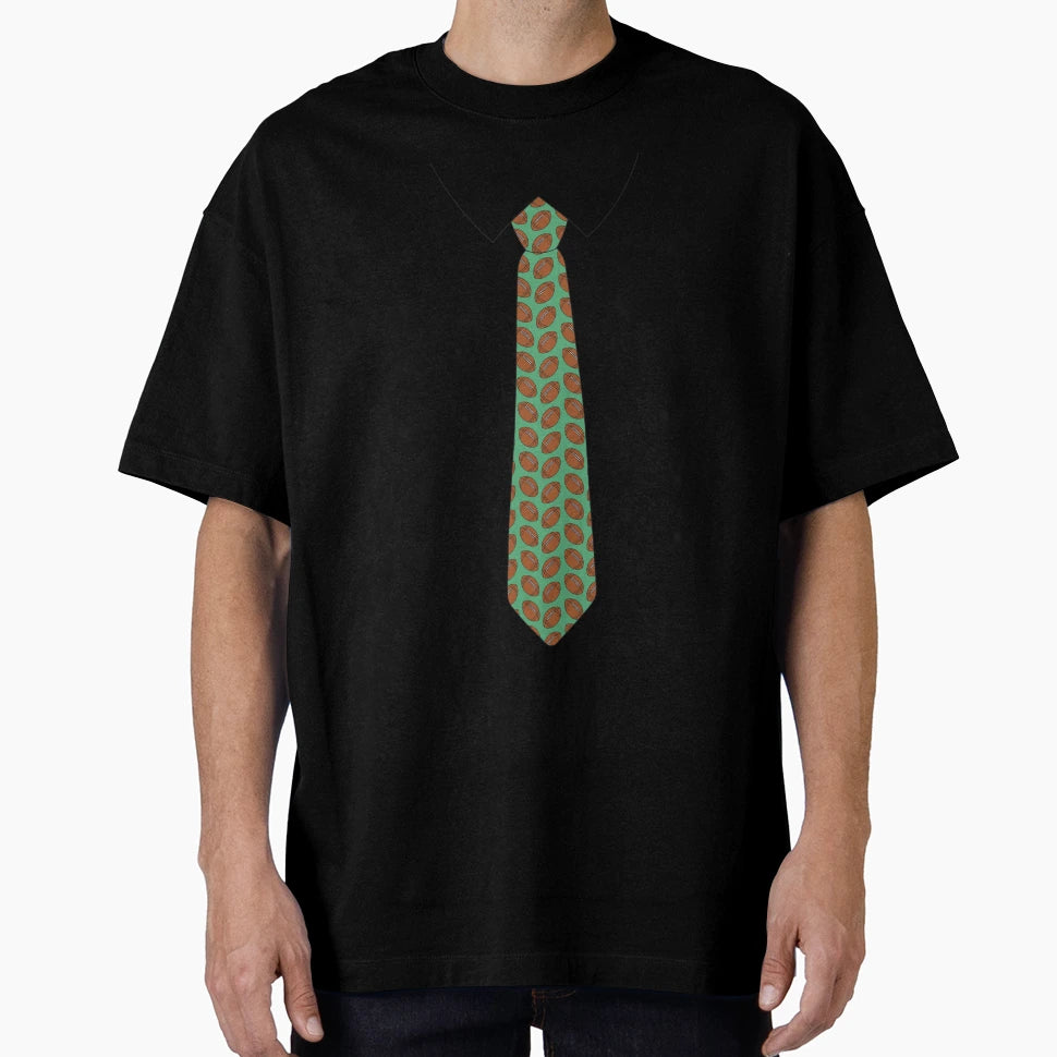 Football Neck Tie Casual T-Shirt - Trendy Graphic for Adults - T-Shirt, Sweatshirt, Hoodie