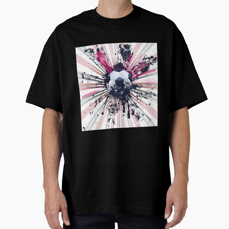 Grunge Soccer 5 T-Shirt - Fun Novelty Design Men Women - T-Shirt, Sweatshirt, Hoodie