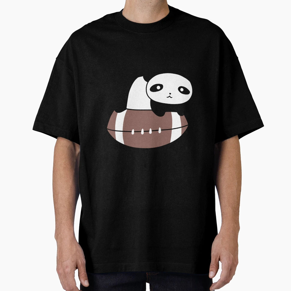 Little Panda And Football T-Shirt - Casual Everyday Wear Men Women - T-Shirt, Sweatshirt, Hoodie