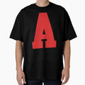 Alphabet Red Sports Letter T-Shirt - Streetwear Style Men Women - T-Shirt, Sweatshirt, Hoodie