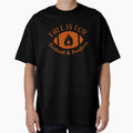Fall Is Football Bonfires T-Shirt - Aesthetic Graphic Men Women - T-Shirt, Sweatshirt, Hoodie