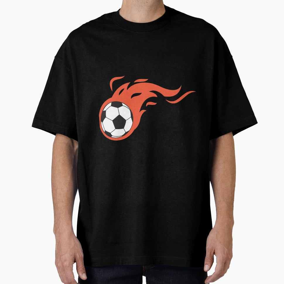 Fired Football T-Shirt - Trendy Graphic for Adults - T-Shirt, Sweatshirt, Hoodie