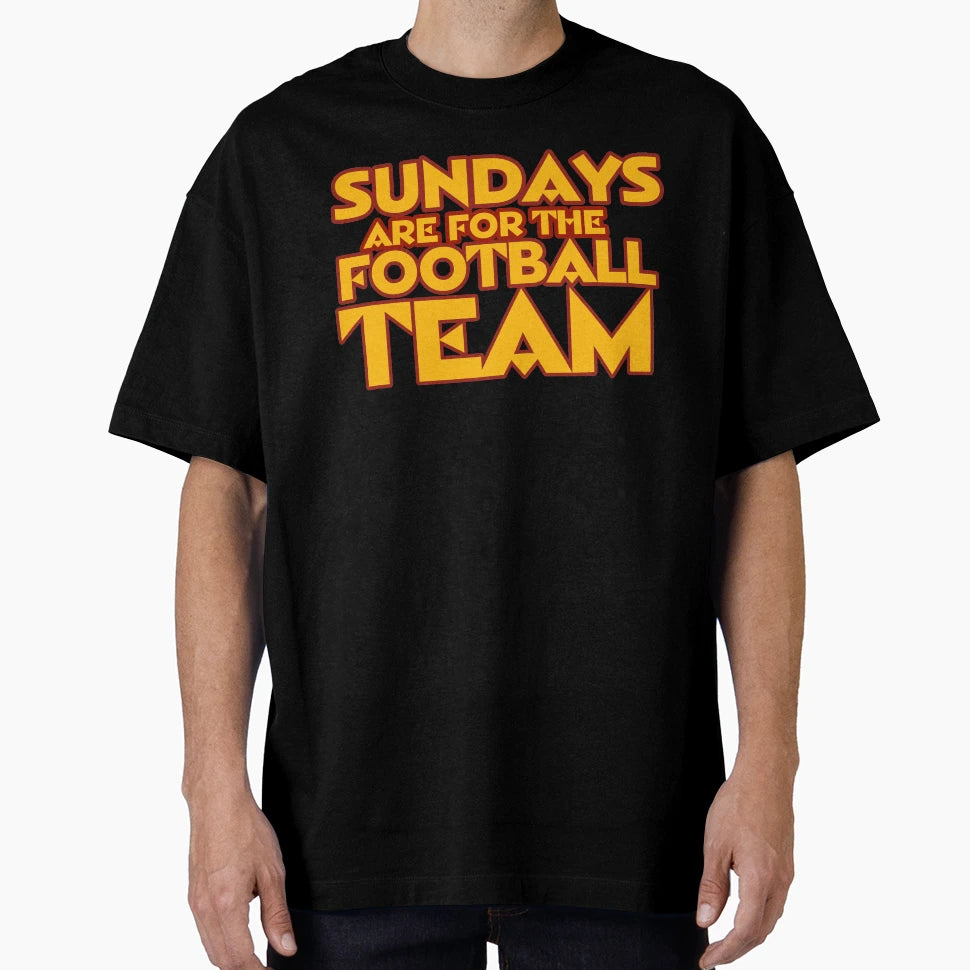Sundays Are Football Team T-Shirt - Minimalist Print Men Women - T-Shirt, Sweatshirt, Hoodie