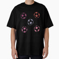 Abstract Multi Color Football Soccer Ball T-Shirt - Unique Graphic Unisex - T-Shirt, Sweatshirt, Hoodie
