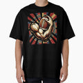 Built Like Giant Strong Football Player T-Shirt - Trendy Graphic Unisex - T-Shirt, Sweatshirt, Hoodie