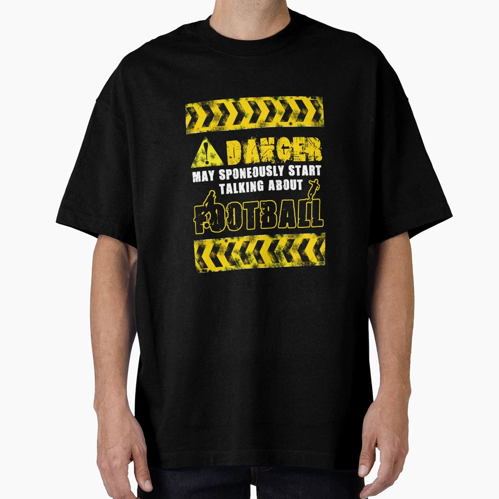 Danger Football T-Shirt - Custom Art Print Unisex - T-Shirt, Sweatshirt, Hoodie