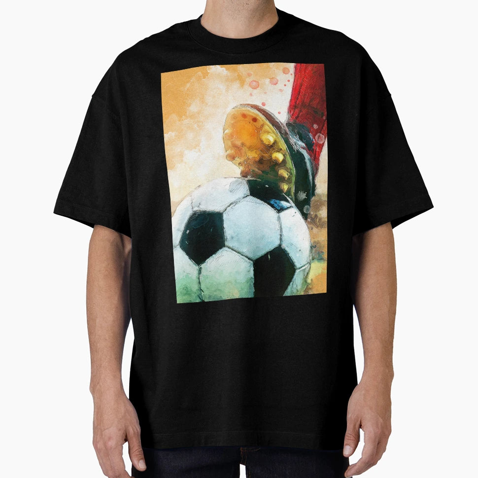 Football Watercolor Sport Art Football T-Shirt - Graphic Print for Adults - T-Shirt, Sweatshirt, Hoodie