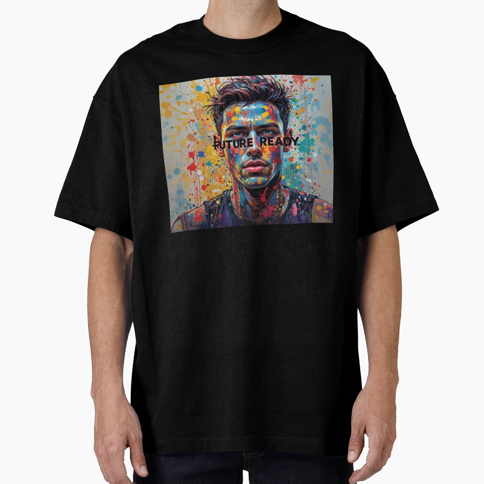 Future Ready Ink Splatter T-Shirt - Custom Art Print Men Women - T-Shirt, Sweatshirt, Hoodie