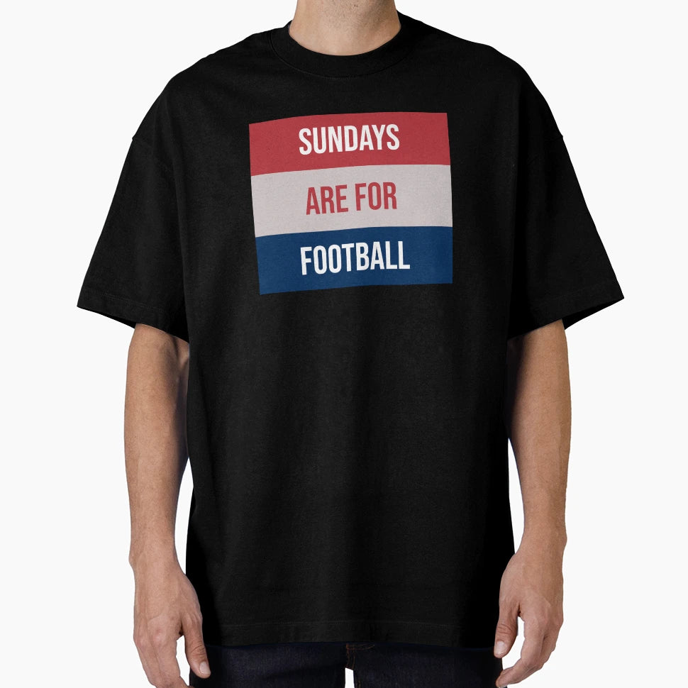 Sundays Are Football T-Shirt - Minimalist Print for Adults - T-Shirt, Sweatshirt, Hoodie