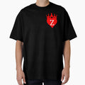 Crowned Red Heart Letter Z T-Shirt - Novelty Apparel Unisex - T-Shirt, Sweatshirt, Hoodie