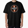 Minimalist Denver Football Badge T-Shirt - Aesthetic Graphic for Adults - T-Shirt, Sweatshirt, Hoodie