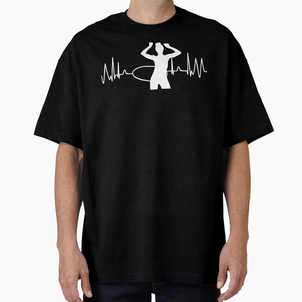 Heart Rate Hula Pulse Hoop Hulahoop T-Shirt - Novelty Apparel for Adults - T-Shirt, Sweatshirt, Hoodie