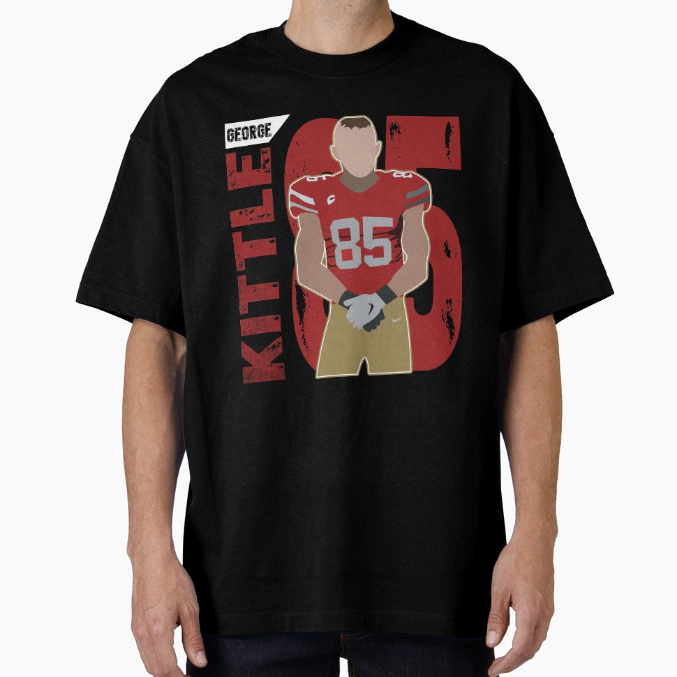 Nobrand Mens Kittle Black Red Name T-Shirt - Aesthetic Graphic for Adults - T-Shirt, Sweatshirt, Hoodie