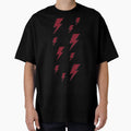 Bowie Lightning Bolt Glam Rock T-Shirt - Streetwear Style for Adults - T-Shirt, Sweatshirt, Hoodie