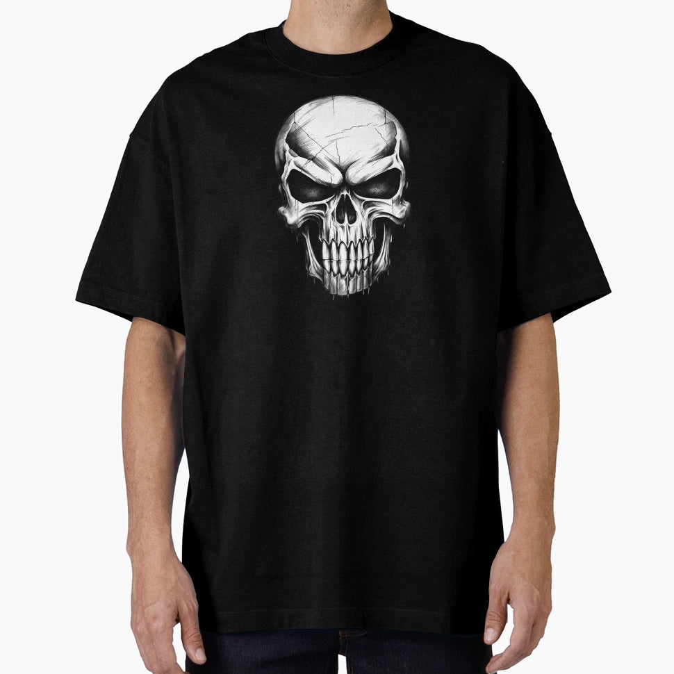 Hand Drawn Skull T-Shirt - Fun Novelty Design Men Women - T-Shirt, Sweatshirt, Hoodie
