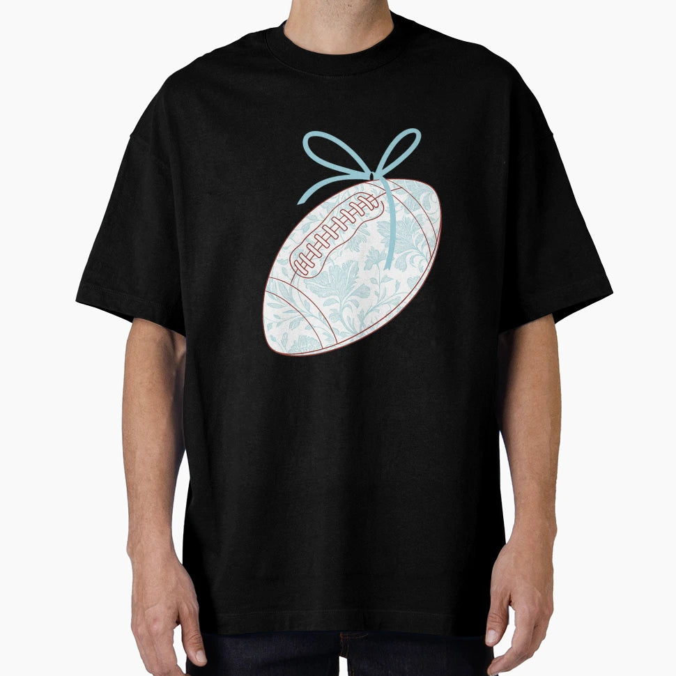 Football Coquette Bow Game Day T-Shirt - Streetwear Style for Adults - T-Shirt, Sweatshirt, Hoodie