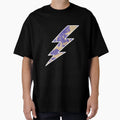 Purple And Gold Lightning Bolt T-Shirt - Minimalist Print Unisex - T-Shirt, Sweatshirt, Hoodie