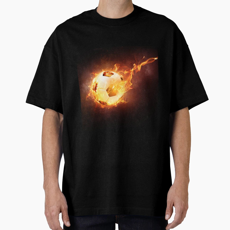 Flaming Ball T-Shirt - Graphic Print Unisex - T-Shirt, Sweatshirt, Hoodie