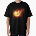 Flaming Ball T-Shirt - Graphic Print Unisex - T-Shirt, Sweatshirt, Hoodie