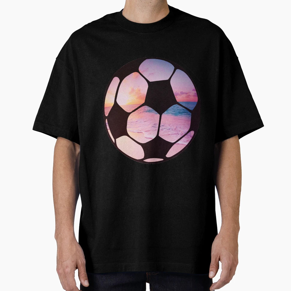 Summer Beach Soccer Season T-Shirt - Custom Art Print Unisex - T-Shirt, Sweatshirt, Hoodie