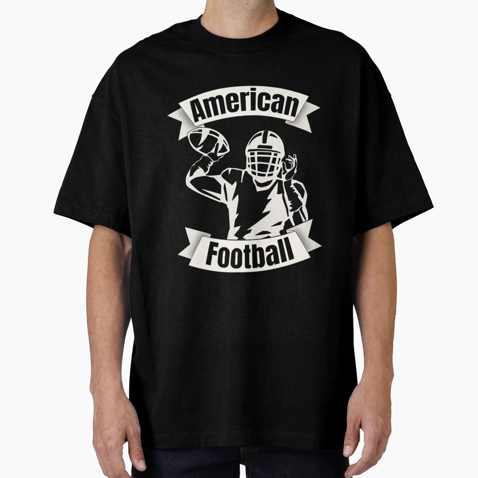 American Football Quarterback T-Shirt - Aesthetic Graphic Men Women - T-Shirt, Sweatshirt, Hoodie