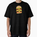 Alphabet Letter Q Super Burger T-Shirt - Fun Novelty Design Men Women - T-Shirt, Sweatshirt, Hoodie