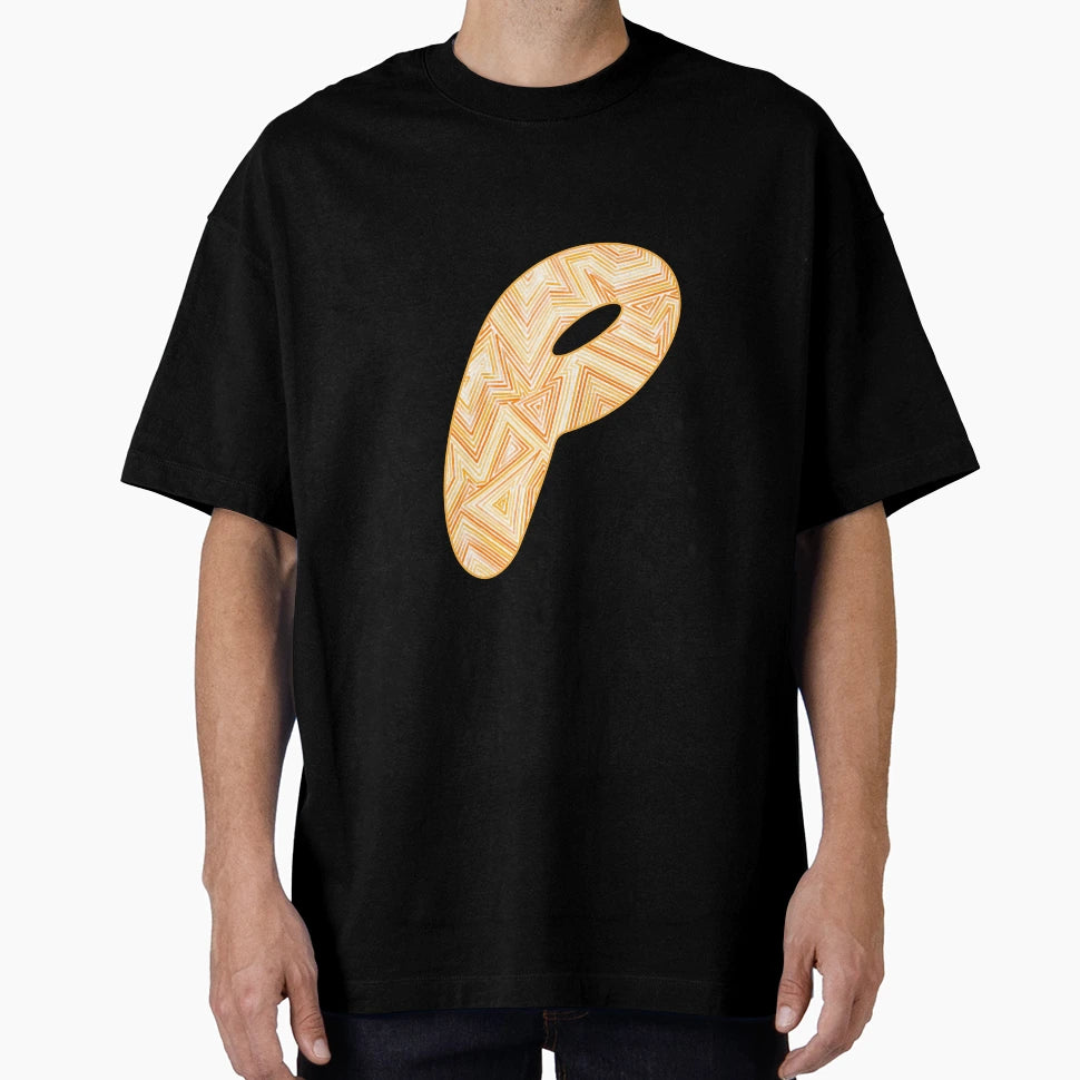 P Letter P Colourful Pattern T-Shirt - Novelty Apparel for Adults - T-Shirt, Sweatshirt, Hoodie